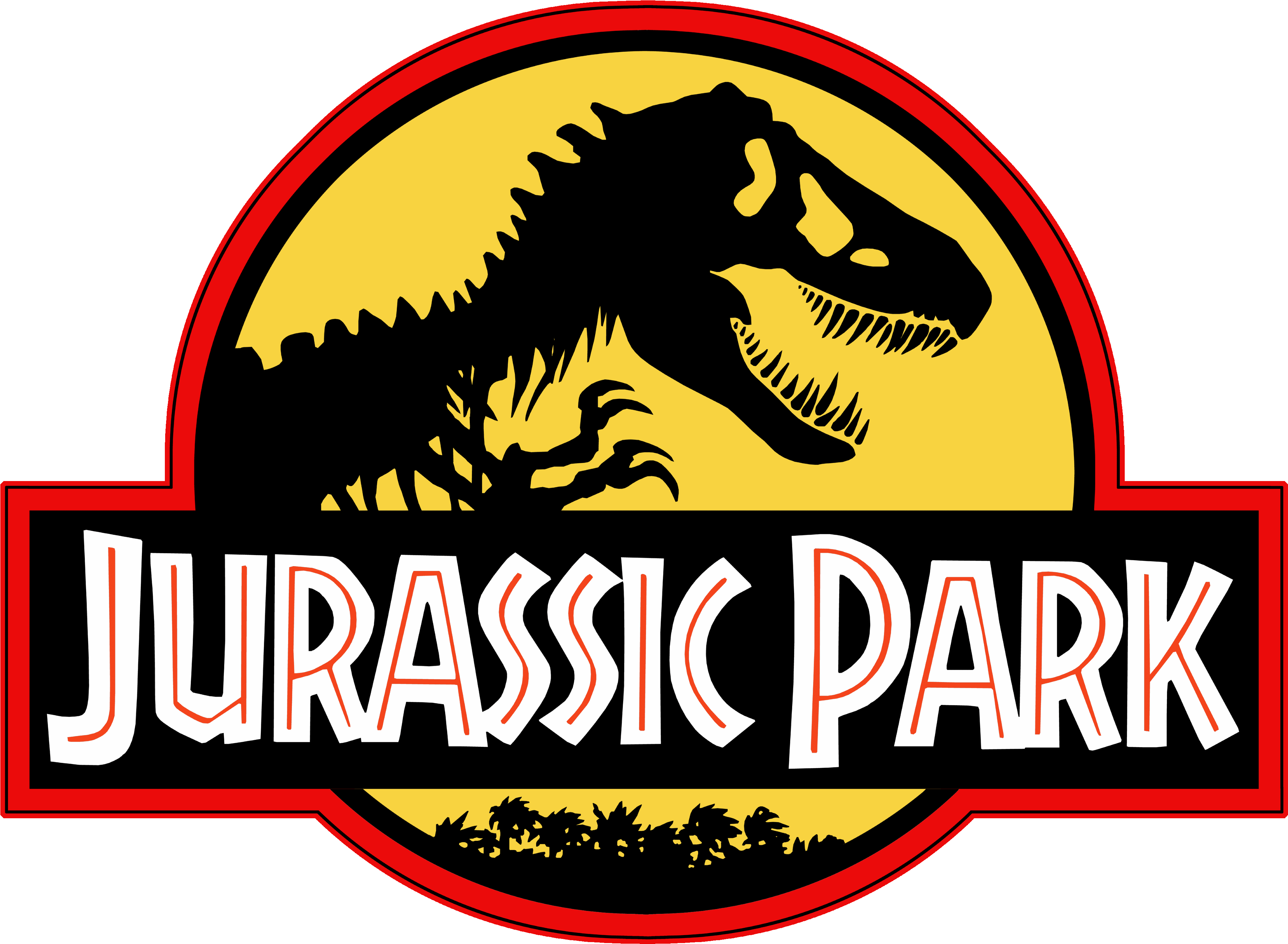 Jurassic Park Logo Black Yellow Red - Jurassic Park 1993 Logo (4060x3000), Png Download