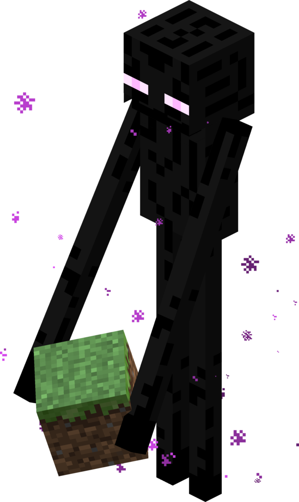 49, 14 March 2012 - Minecraft Enderman (611x1024), Png Download