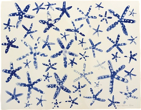 Pencil Starfish - Giclee Print - Placemat (500x500), Png Download
