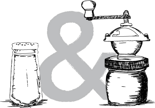 Salt And Grinder Vector - Portable Network Graphics (510x372), Png Download