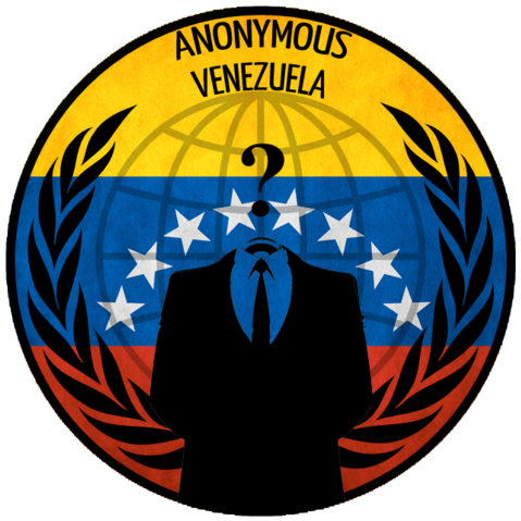 #anonymous Presenta #op Oscarsforvenezuela ~ Anonymous - Anonymous Venezuela (500x496), Png Download