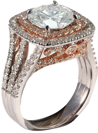 Custom Design Jewelry - Jewelry Design Ring (428x644), Png Download