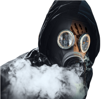 Mask, Gas Mask, Toxic, Apocalypse, War - Mask (510x340), Png Download