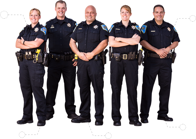 How We Serve - Security Guard Team Png (774x551), Png Download