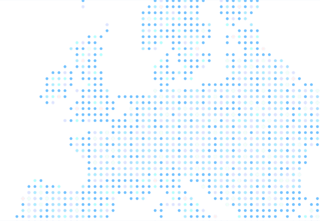 Europe-dots - Polka Dot (1019x706), Png Download