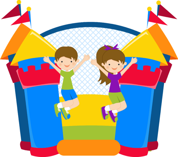 Book Your Bouncy Castle Party Now - Bouncy House Clipart (620x547), Png Download