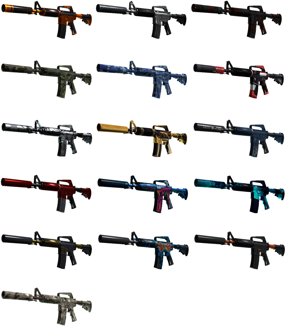 M4a1-s Choice Bonus - Counter-strike: Global Offensive (1135x1342), Png Download