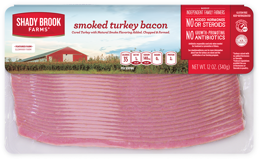 Shady Brook Farms Turkey Bacon (1024x760), Png Download