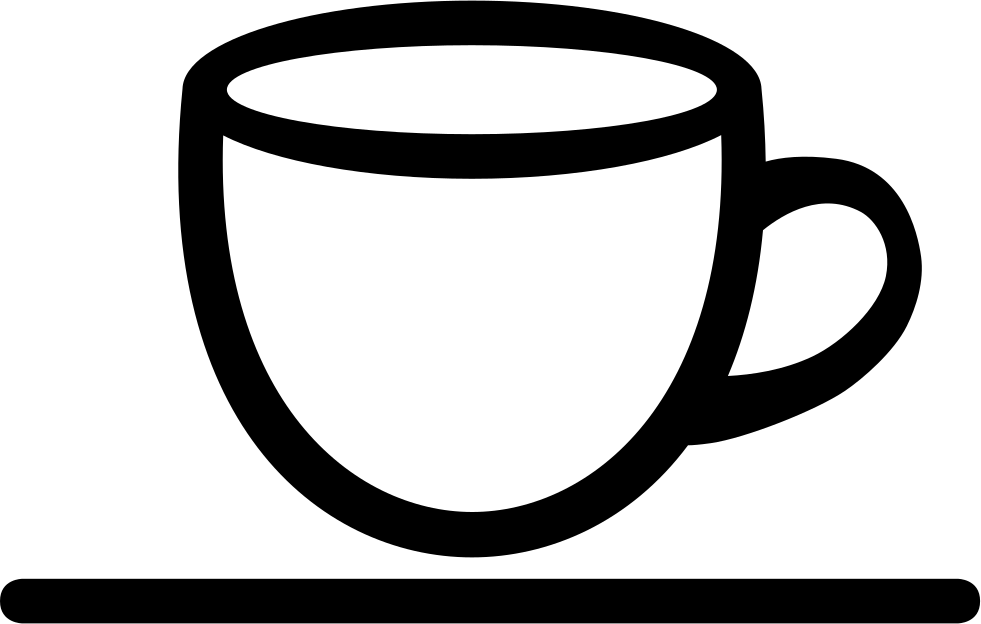 Coffee Shop Interface Symbol Of A Cup Comments - Simbolo Cafe (981x624), Png Download