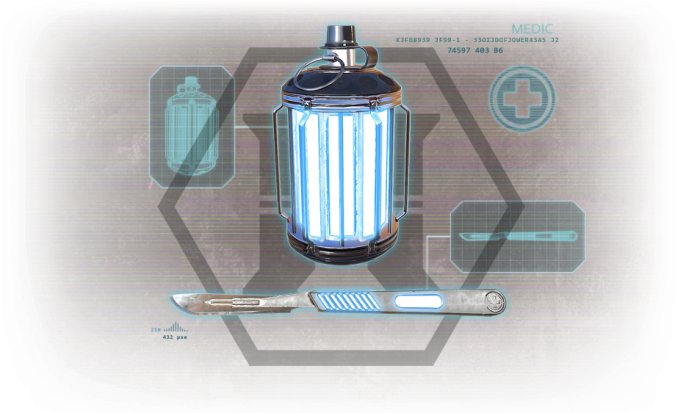 Medic Grenade Along The Scalpel - Killing Floor 2 Medic Smg (733x412), Png Download