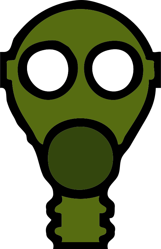 Download Gas Mask Free Png Photo Images And Clipart - Gas Mask Ww2 Cartoon (384x594), Png Download