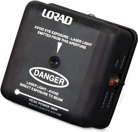 Lorad Lpx Laser Pointer Locates The Centerline Of The - Keep Hands Clear (500x500), Png Download