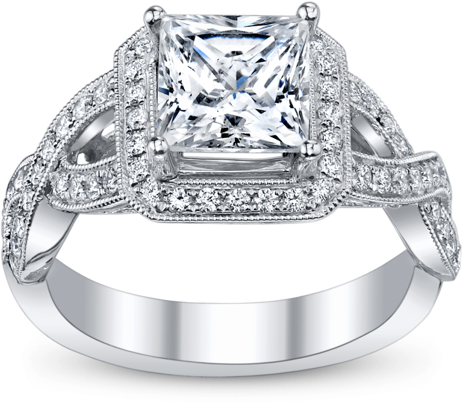 Divine Engagement Ring From Robbins Brothers - Tacori Diamonds (1024x1024), Png Download