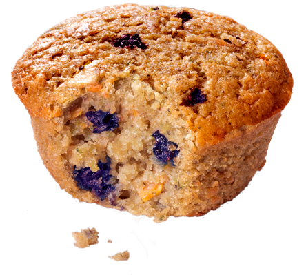 Costco Blueberry Oat Muffins (500x500), Png Download