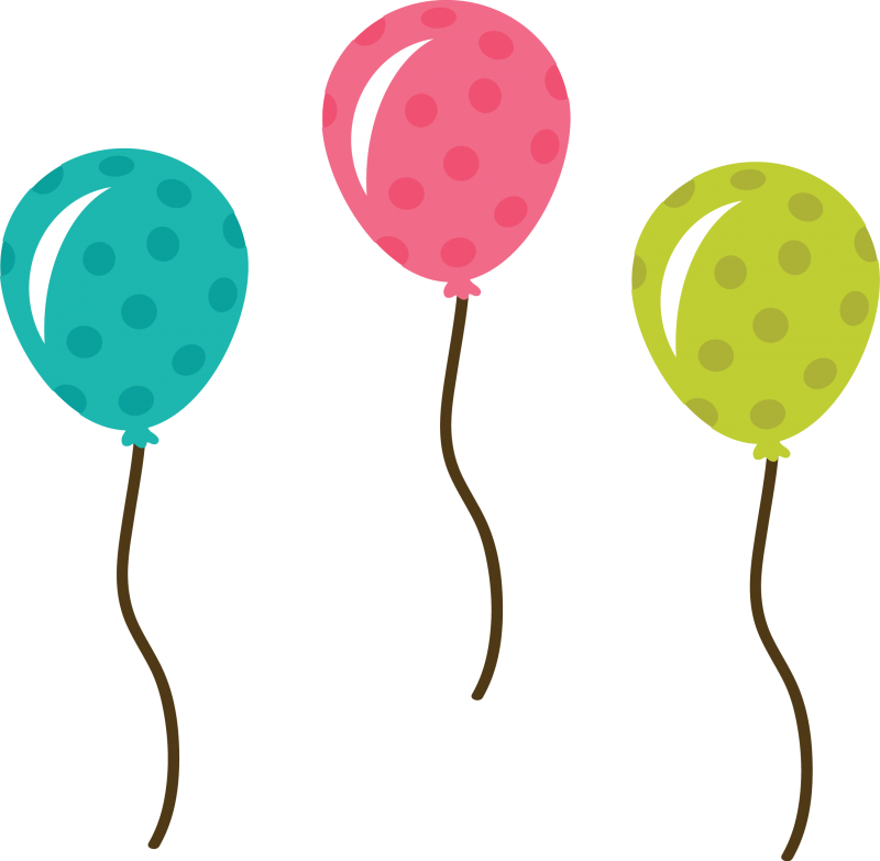 Balloons Clip Art Transparent Background - Cute Balloon Clipart (800x783), Png Download