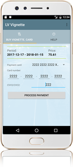 Most Easy Tool For Purchase Of Road Charge Vignette - User Interface (300x531), Png Download