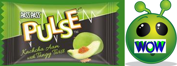 Pulse Candy - Pass Pass Pulse Orange (568x213), Png Download