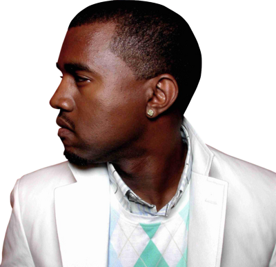 Kanye West Profile - Kanye West (400x387), Png Download