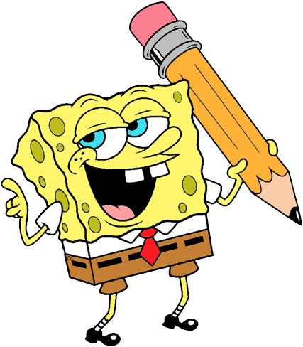 Spongebob Squarepants Clip Art Images Cartoon - Bill Cipher Kid (437x492), Png Download