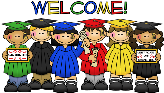Graduation Clipart Toddler - Kinder Graduates (534x312), Png Download