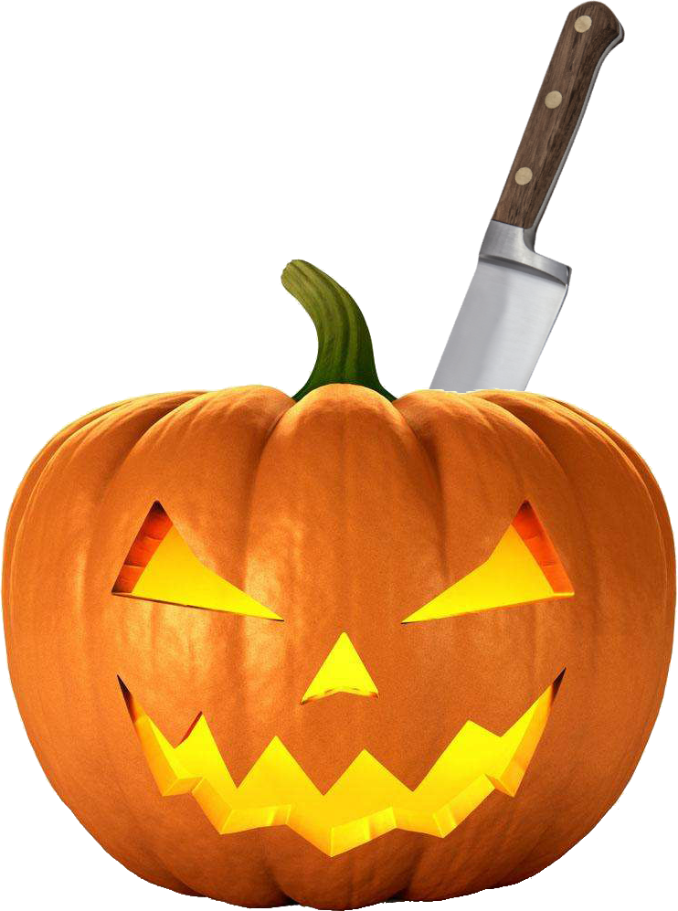 Carve Jack O' Lantern - Scary Jack O Lantern Halloween (742x997), Png Download