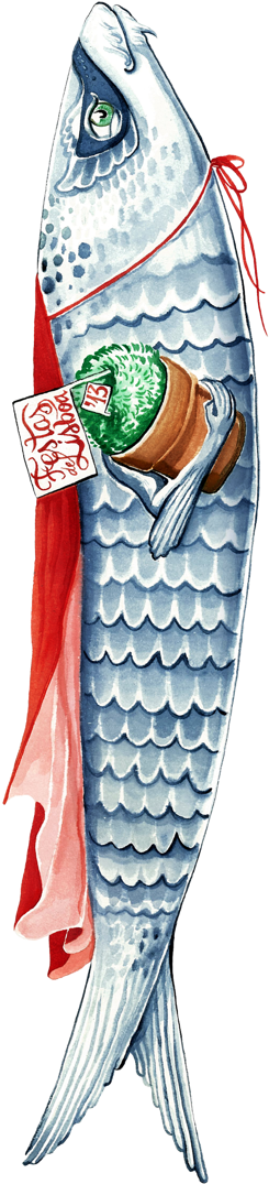 Sardinhas // Festas De Lisboa ~ Sophia Pereira - Portable Network Graphics (600x1109), Png Download