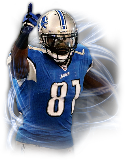 Calvin Johnson No Background (450x570), Png Download