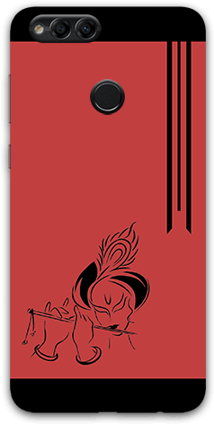 Lord Krishna Face With Murli Honor 7x Mobile Case Smartphone Full Size Png Download Seekpng