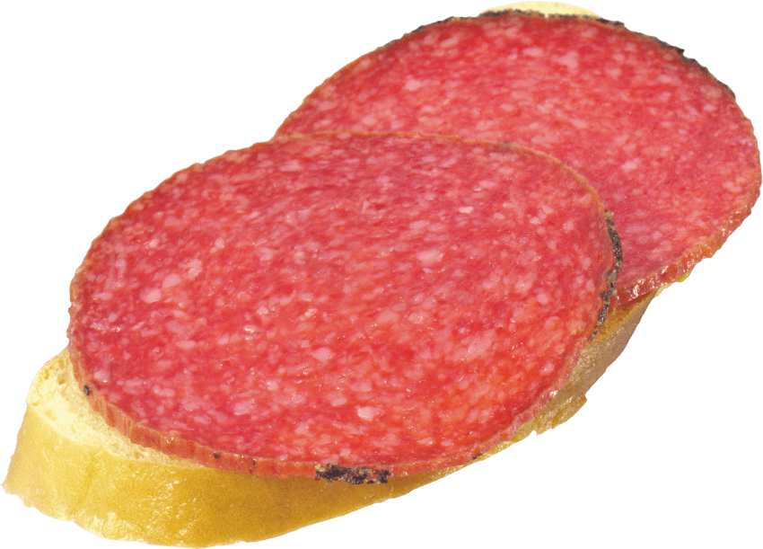 Free Png Salami Bread Png Images Transparent - Бутерброд С Колбасой Png (850x611), Png Download
