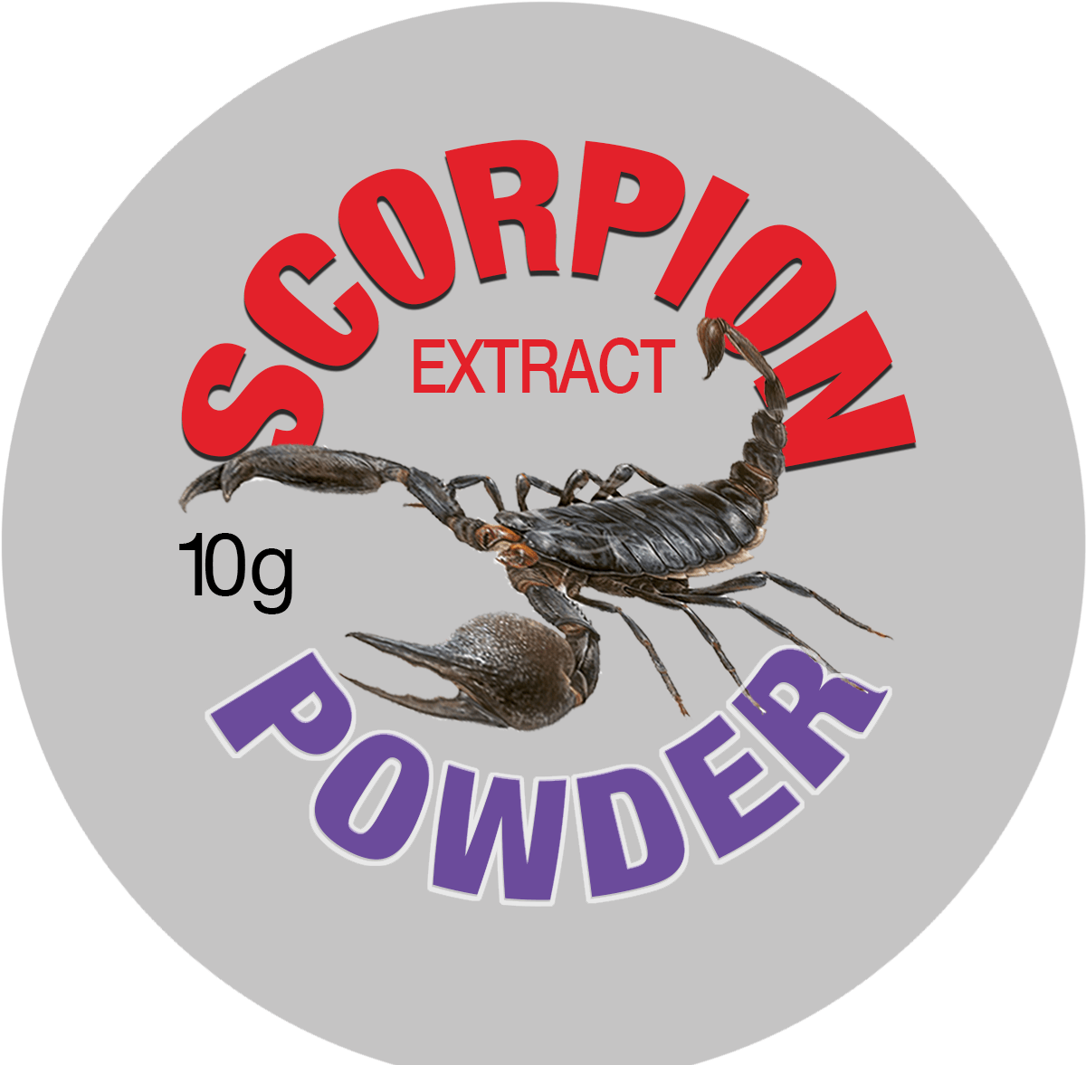 Scorpion Powder Scorpion Powder Powder Quarter Scorpion - Silkworm (1200x1200), Png Download