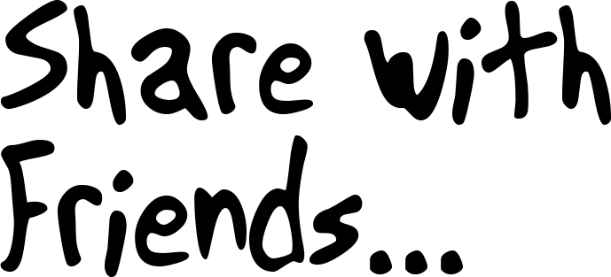 Share With Friends (689x313), Png Download