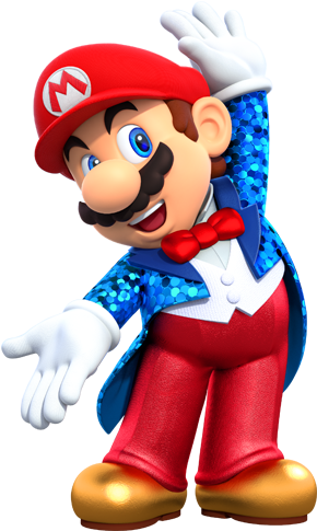 Ever Partied With Mario Stuffed Mouthfuls Of Pizza - Mario Party The Top 100 Mario (360x490), Png Download