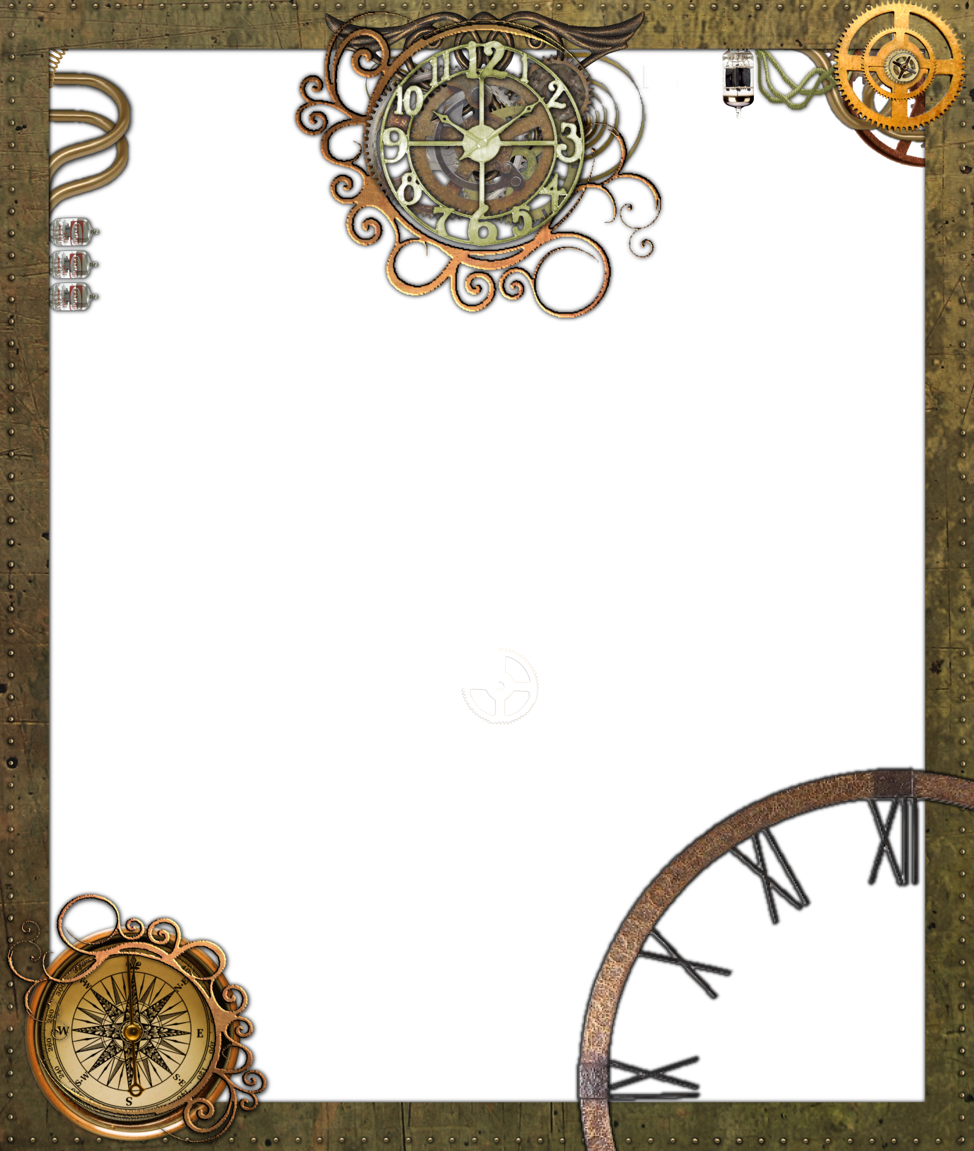 Punk Clipart Transparent - Steampunk Png (2000x2363), Png Download