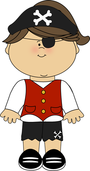 Pirate Clipart For Kid Png - Pirate Clipart Kids (289x550), Png Download