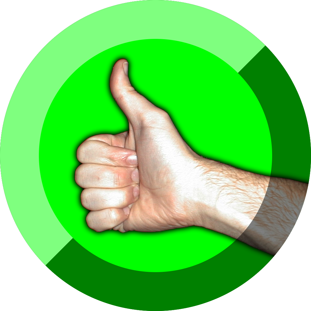 Thumbs Up Symbol (1024x1024), Png Download