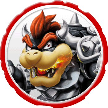 Dark Hammer Slam Bowser Icon - Skylanders Superchargers Black Bowser (350x350), Png Download