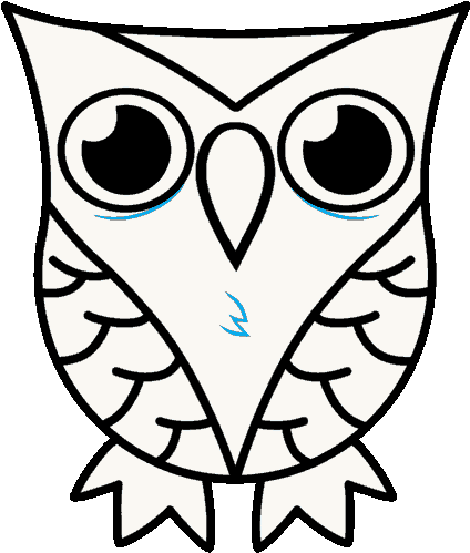 Owl Pictures To Draw How To Draw A Cartoon Owl In A - Drawing Owl (680x599), Png Download