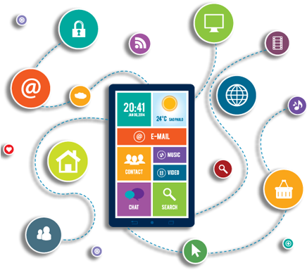 Mobile Apps - Applications Development (441x508), Png Download