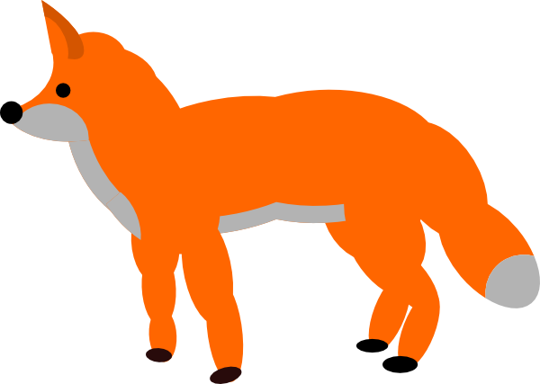 How To Set Use Orange Fox Clipart (600x427), Png Download