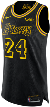 Los Angeles Lakers Kobe Bryant - Sports Jersey (360x480), Png Download