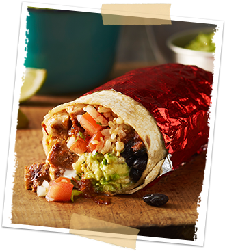 Naked Burrito Gluten Free - Mad Mex Beef Burrito (333x373), Png Download