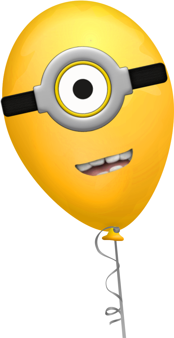 Clip Art Royalty Free Stock Pin Ni Lisa Dillon Williby - Minions Balloons Png (600x1100), Png Download