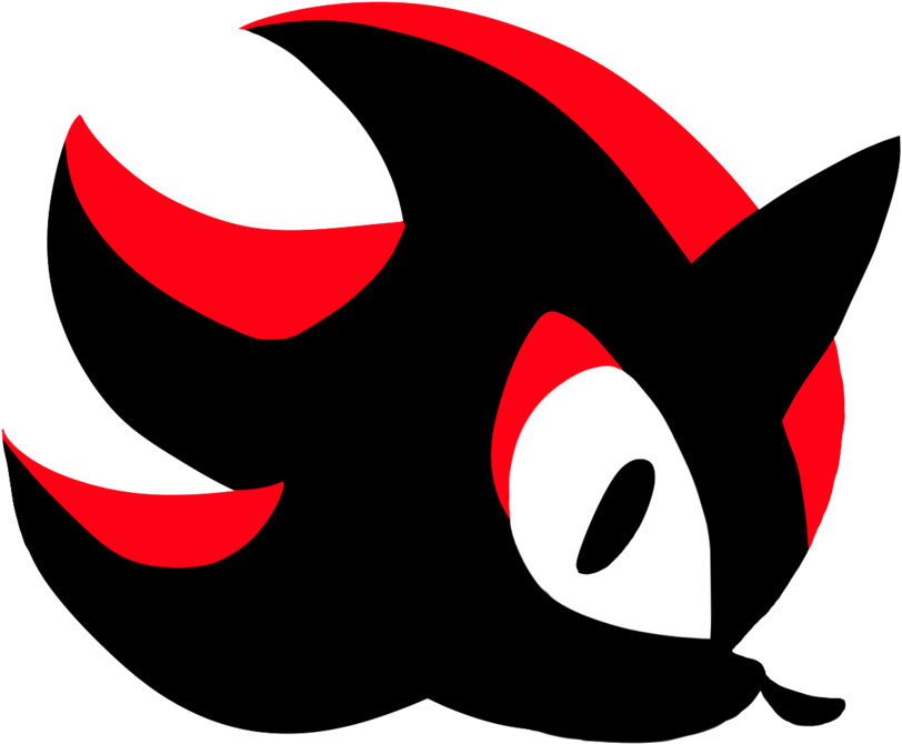 Shadow The Hedgehog Head Logo - Shadow The Hedgehog Icon (900x720), Png Download