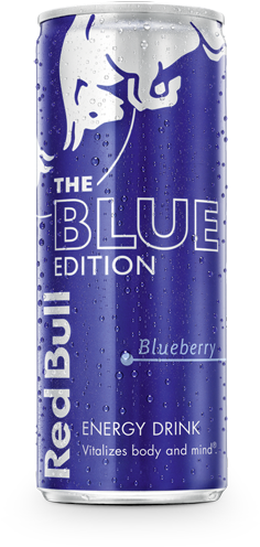 Red Bull Blue Edition Blueberry - Redbull Rot (260x496), Png Download