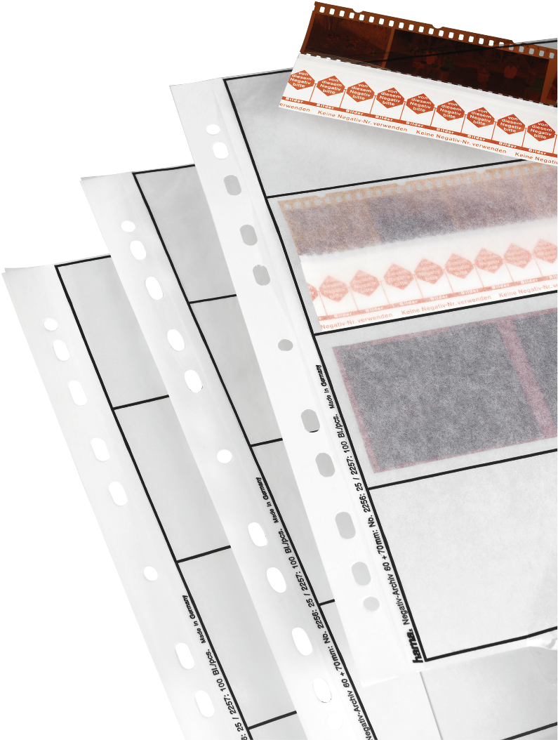 Negative Sleeves, Parchment, 4 Strips Of 3 Negatives, - Hama - Protector Sleeve (1100x1100), Png Download