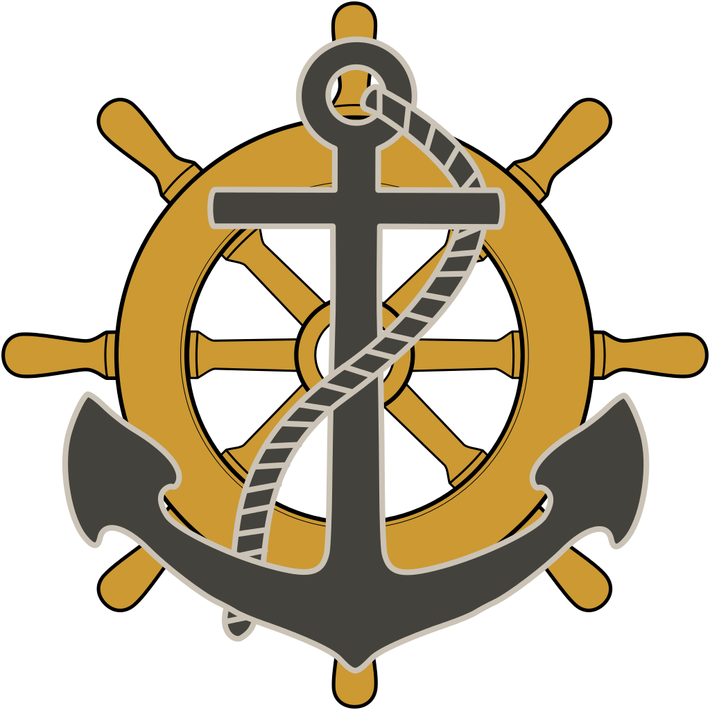 File Nautical Icon Svg Wikipedia Filenautical Iconsvg - Steering Wheel And Anchor (1024x1024), Png Download