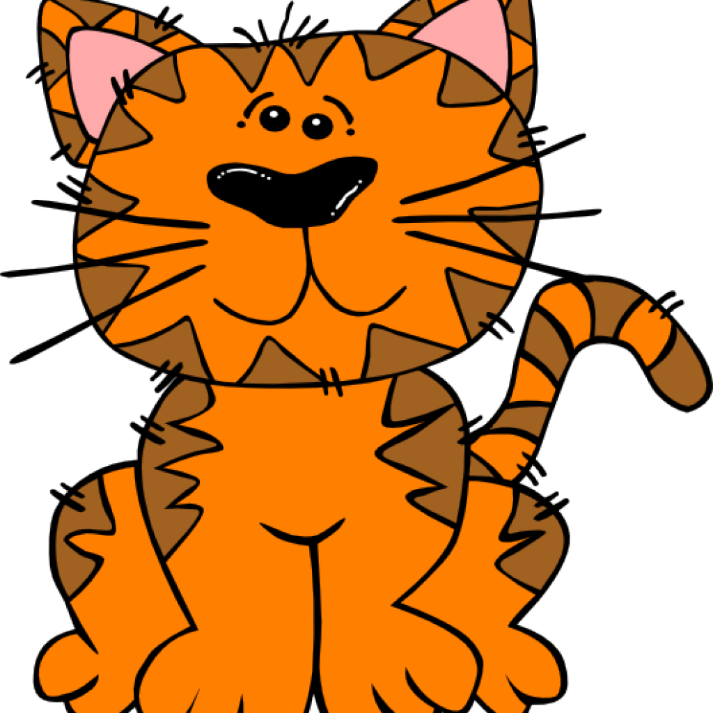 Clipart Cat 7 - Cat On A Mat Clipart (1024x1024), Png Download