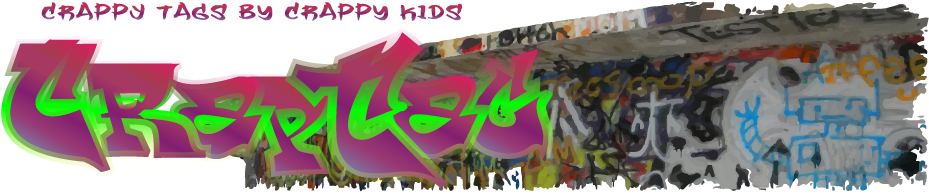 Crappy Traverse City Tags By Crappy Traverse City Kids - Graffiti (950x200), Png Download