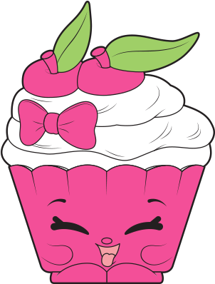 Cherry Nice Cupcake - Cupcake (400x400), Png Download