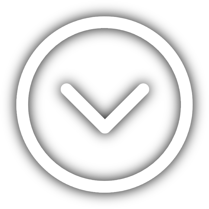 Arrow In Circle, Team Building In Nashville, Tn Climbing - All White Down Arrow In Circle (692x692), Png Download